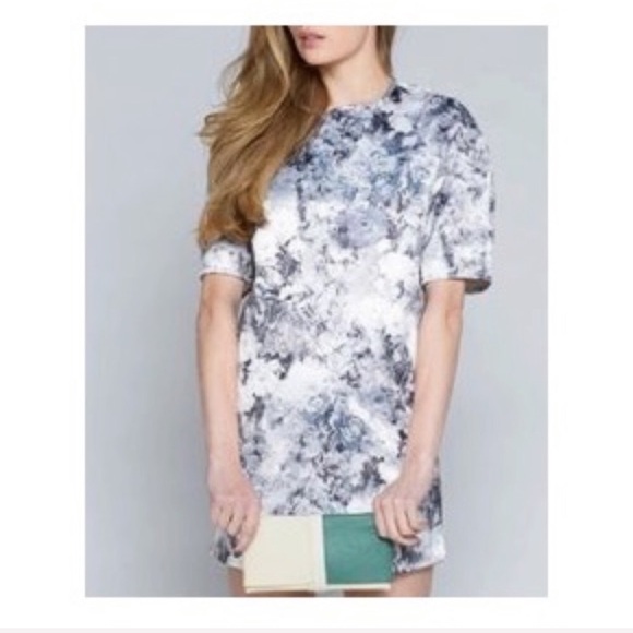 Front Row Shop Digital Monochrome Floral Dress - Picture 6 of 7